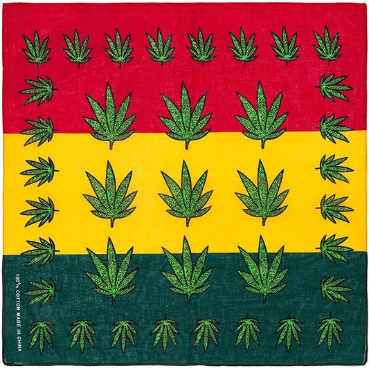 Rasta Colors with Pot Leaves