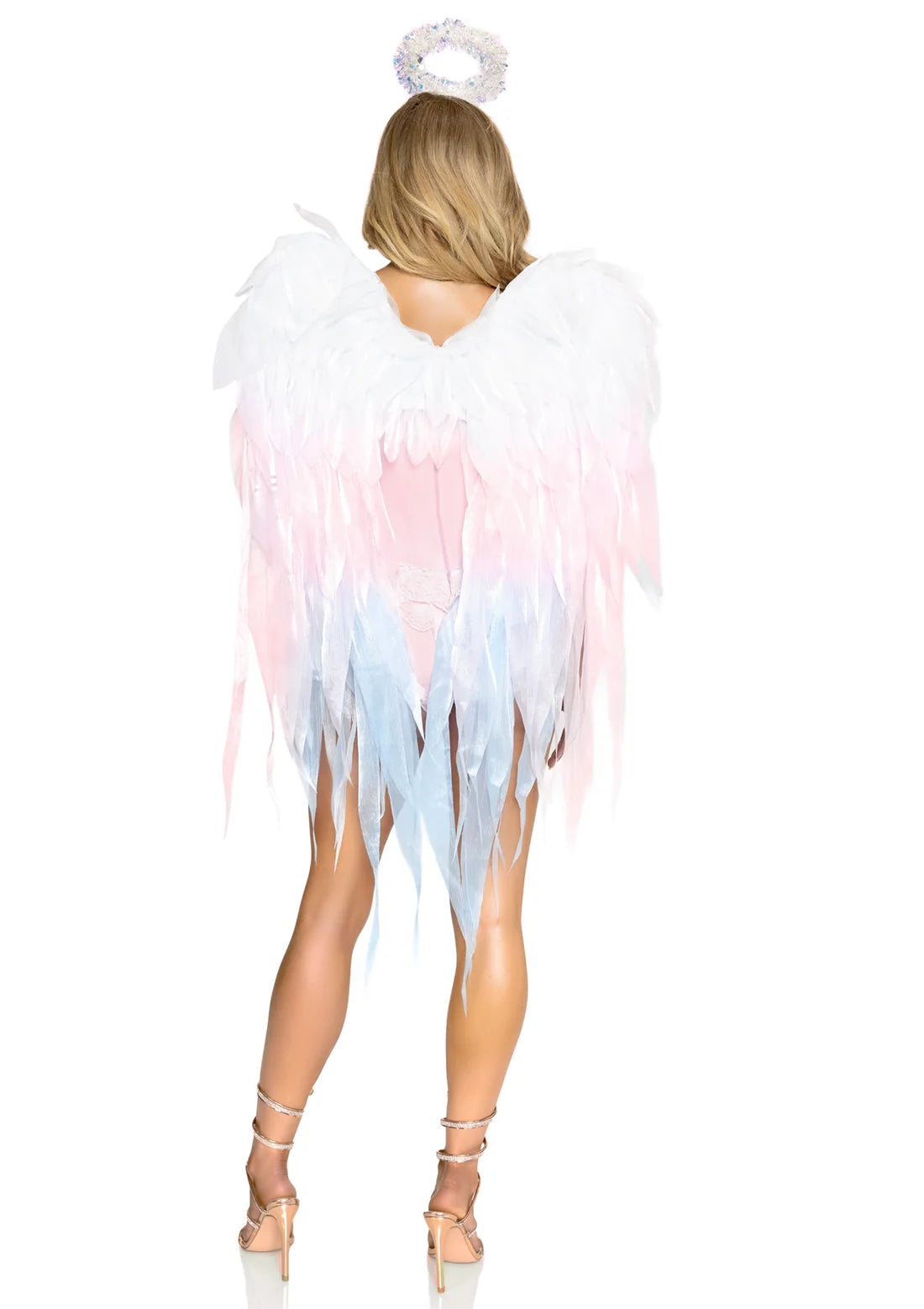Angel Ombre Wings & Headband Multicolor