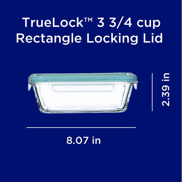 3.75 Cup Rectangle Locking LTD Food Store