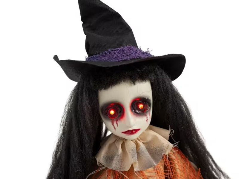 5.5 FT Animated Light-Up Talking Girl
