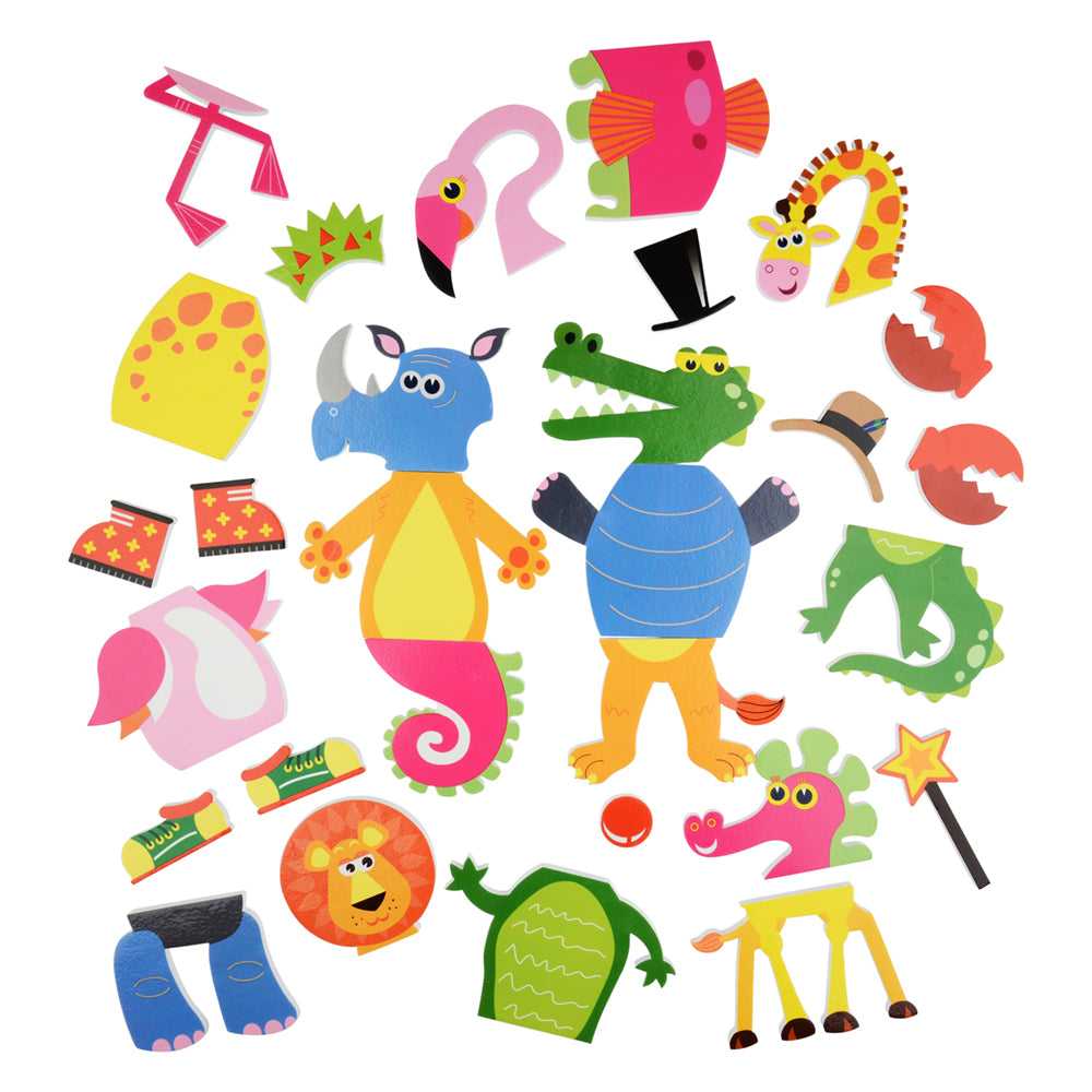 Bath Time Stickers Weird and Wonderful Animals