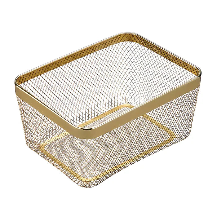 Basket Brass 12 x 9 x 6