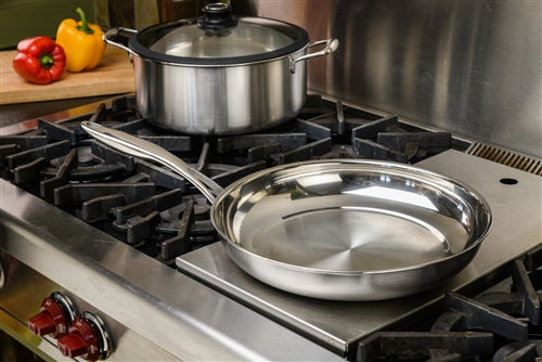 Black Cube Stainless, Fry pan, 12.5" dia