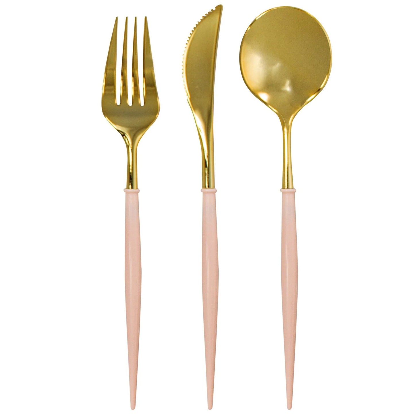 Bella Cutlery Gold / Blush Handle