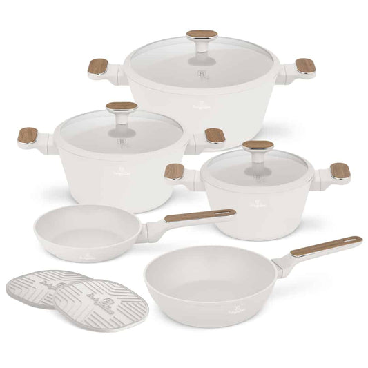 10 pcs Cookware Set Grey