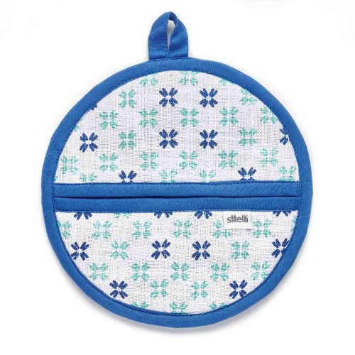 Bloom Potholder Blueberry