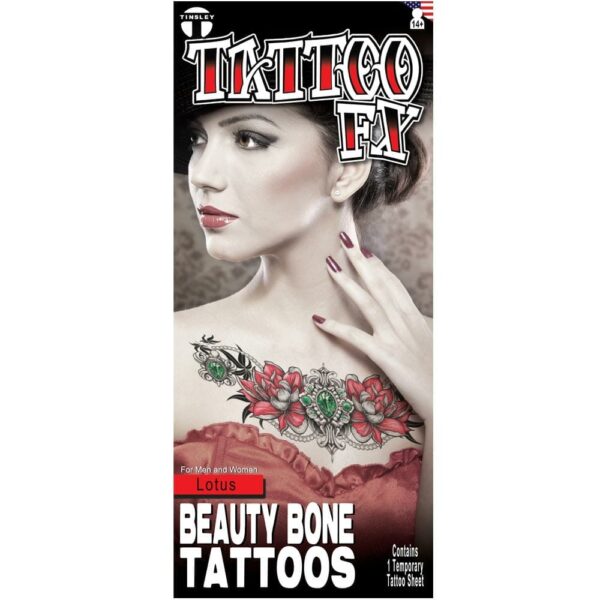 Lotus Beauty Bone Tattoo