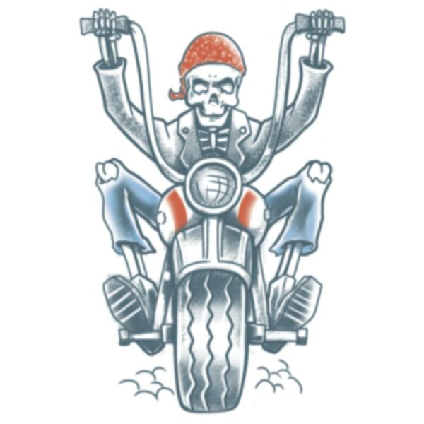 Born to Ride – Biker Temporary Tattoo