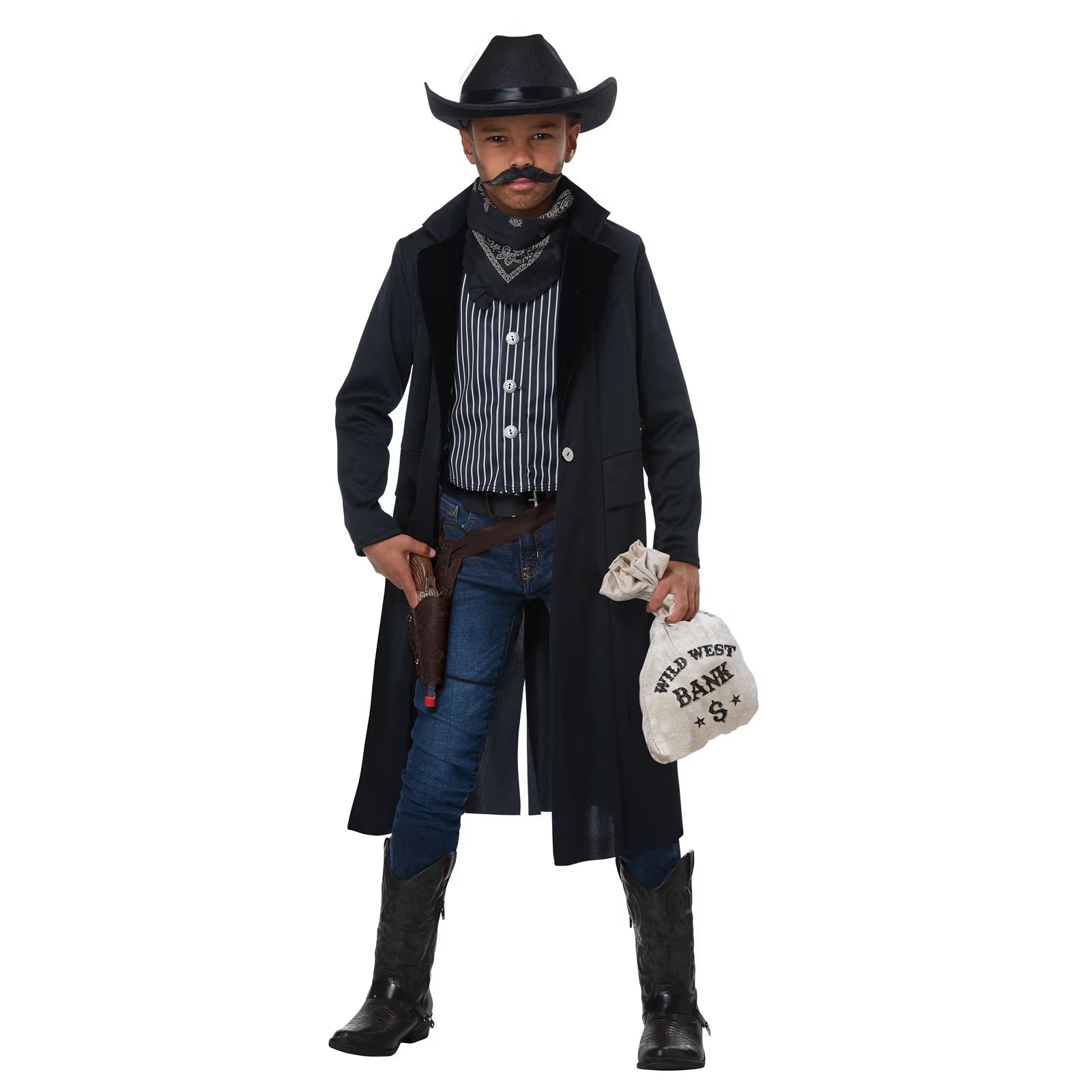 Wild West Kids Gunslinger Cosplay Costume Set