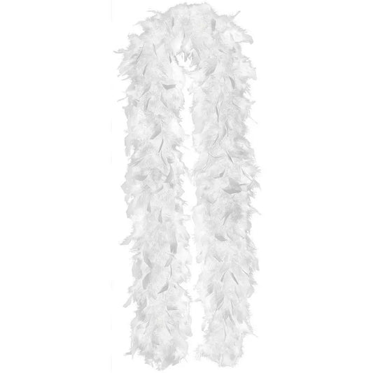 Boa de plumas Schlappen teñida iridiscente de 20-25 cm - Negro/Iridiscente