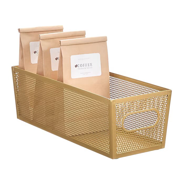 16 x 6 x 5  Bin  Brass