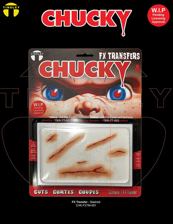 Large 3D Fx Transfers - Chucky Cutouts
