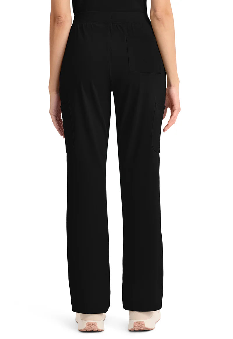Straight Leg Scrub Pant Black