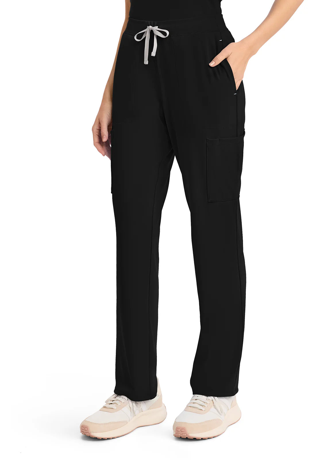 Straight Leg Scrub Pant Black