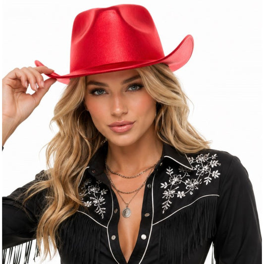 Red Cowboy Hat