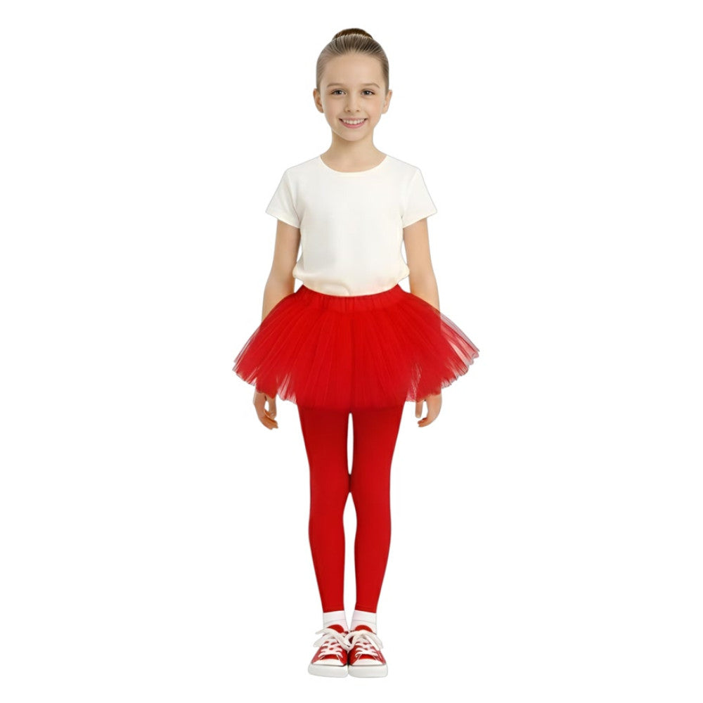 Red Child Footless Tights