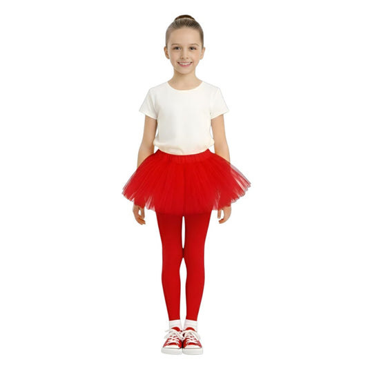Red Child Footless Tights