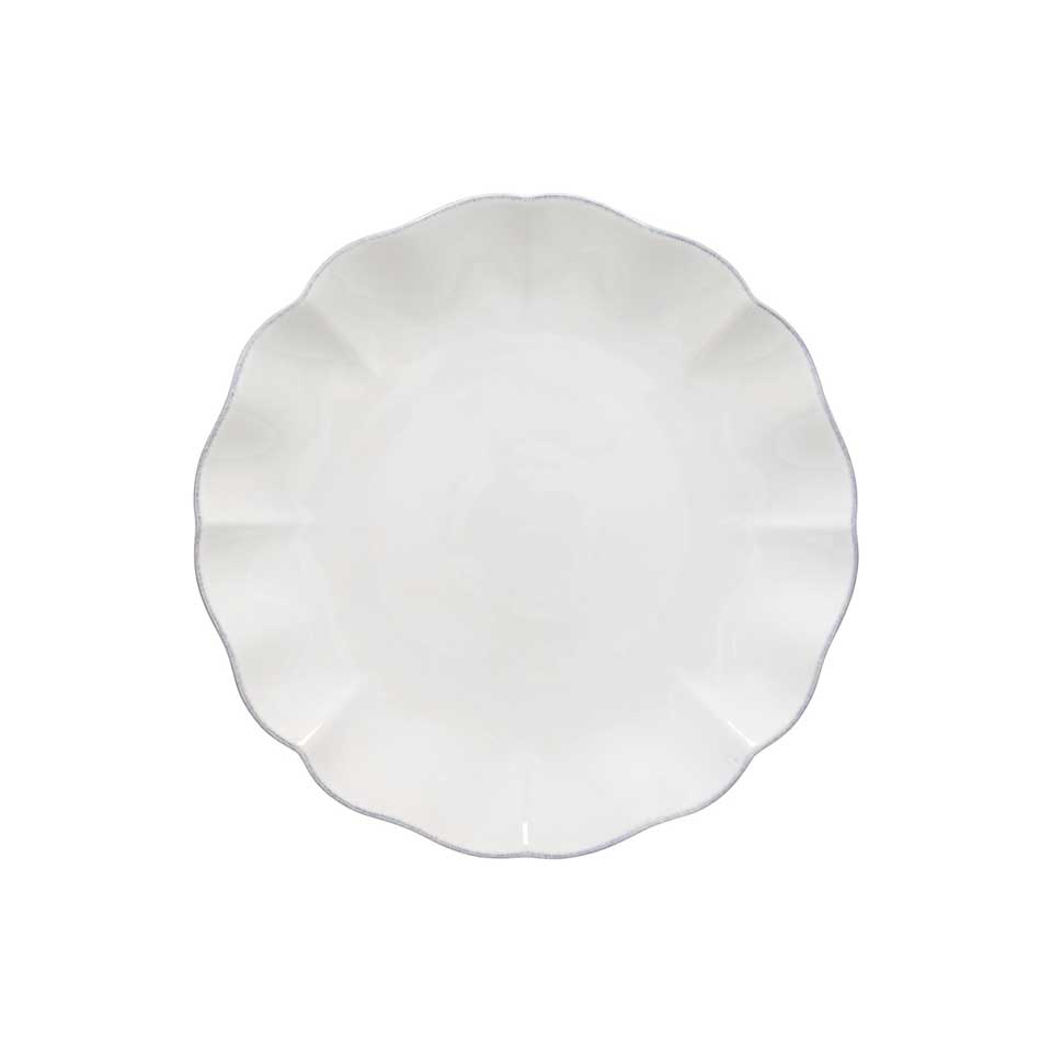 Plato llano 28 cm, blanco