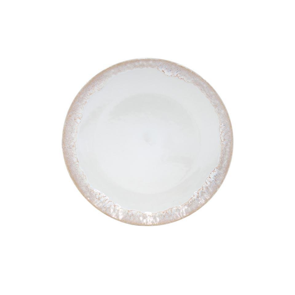 Plato llano, Toarmina Blanco 28 cm