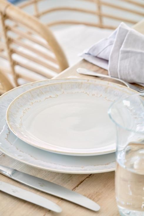 Salad Plate, Toarmina White 9"