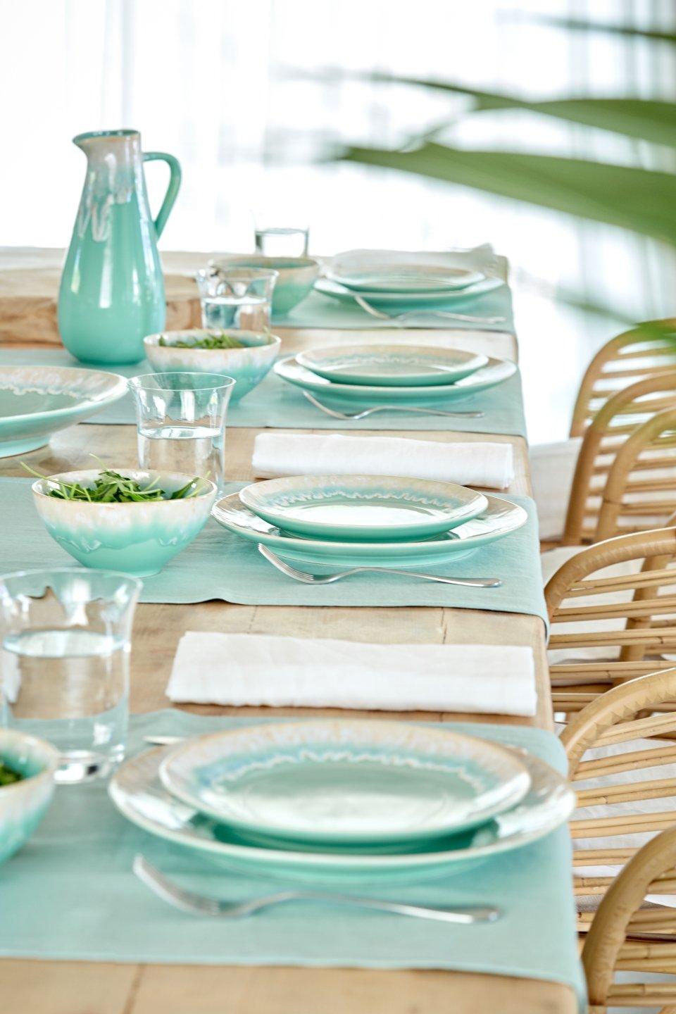 Plato para ensalada, Toarmina Aqua 23 cm