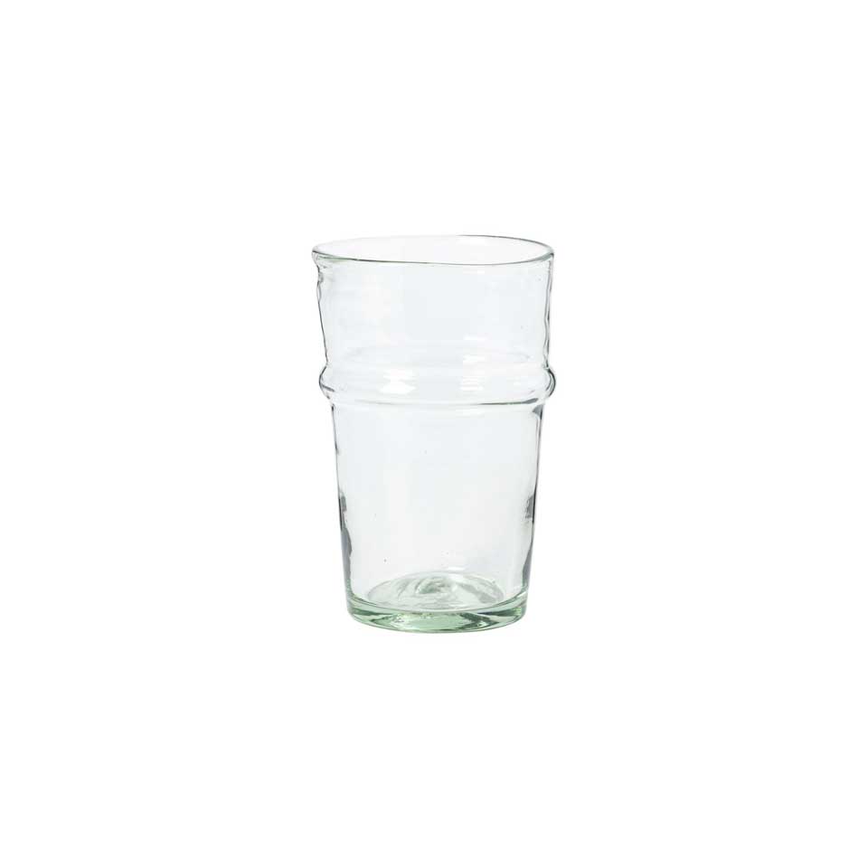 Recycled Tall glass Tumbler , 18oz Marisa Green