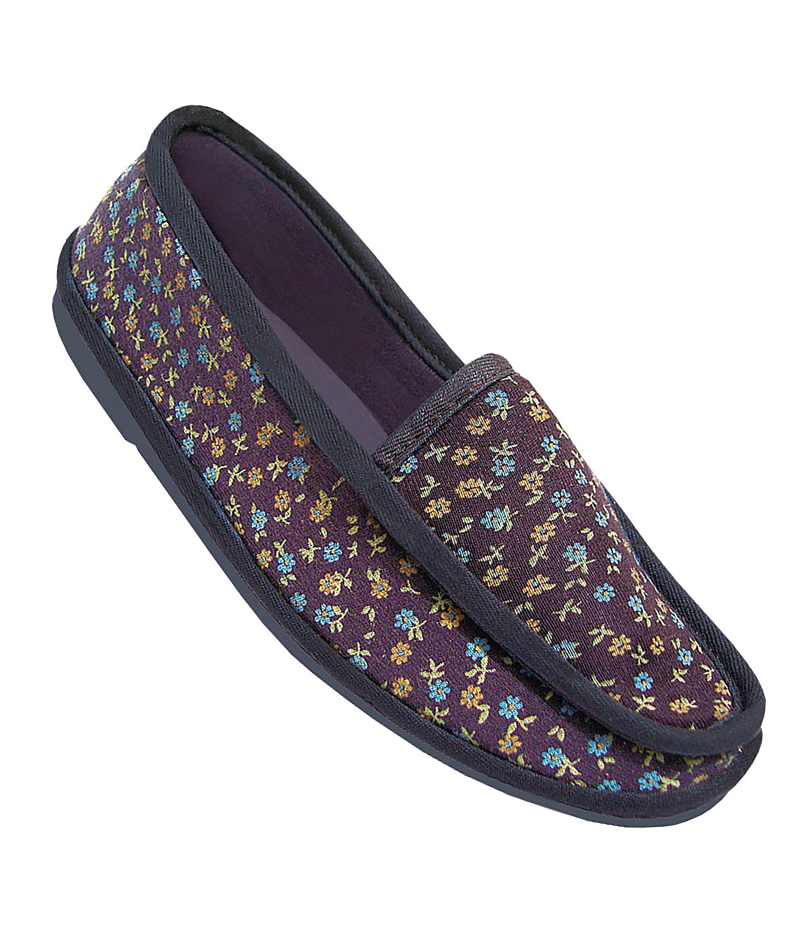 Pantufla Capri Azul Oscuro