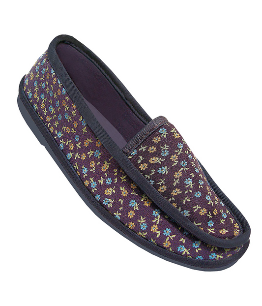 Pantufla Capri Azul Oscuro