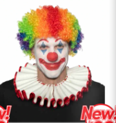Rainbow Clown Afro-Short