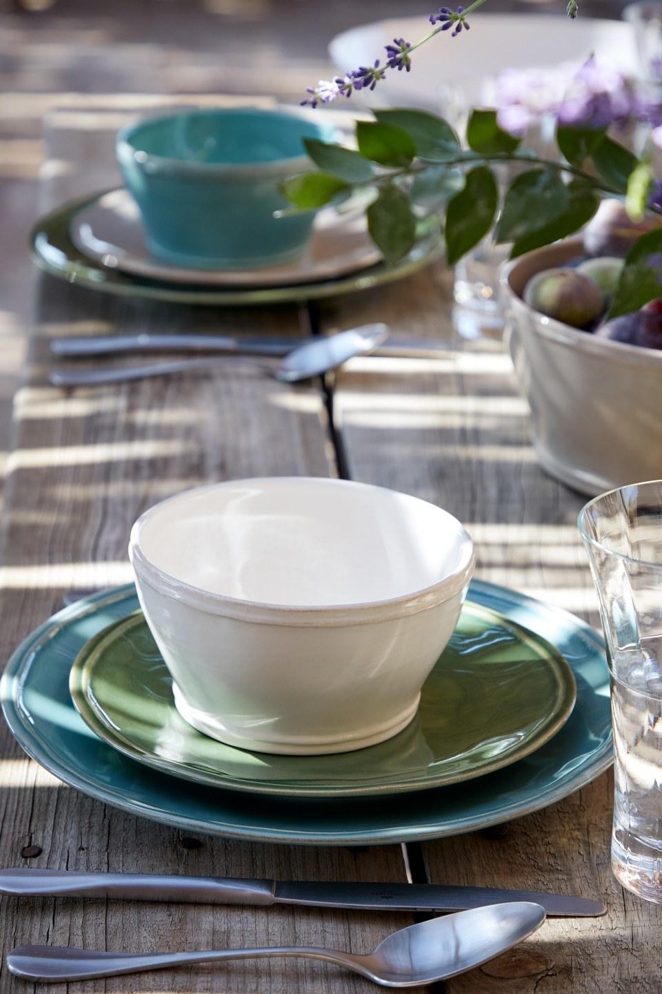 Dinner plate , Fontana Turquoise 11.25"