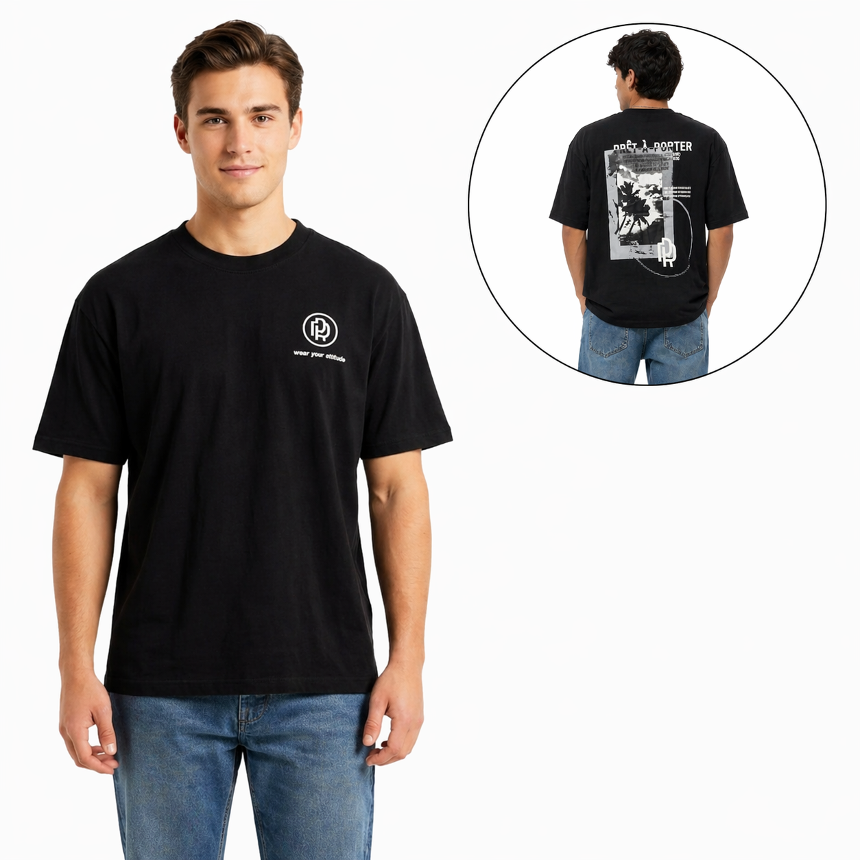 Sueter Caballero  Negro Wear your attitude