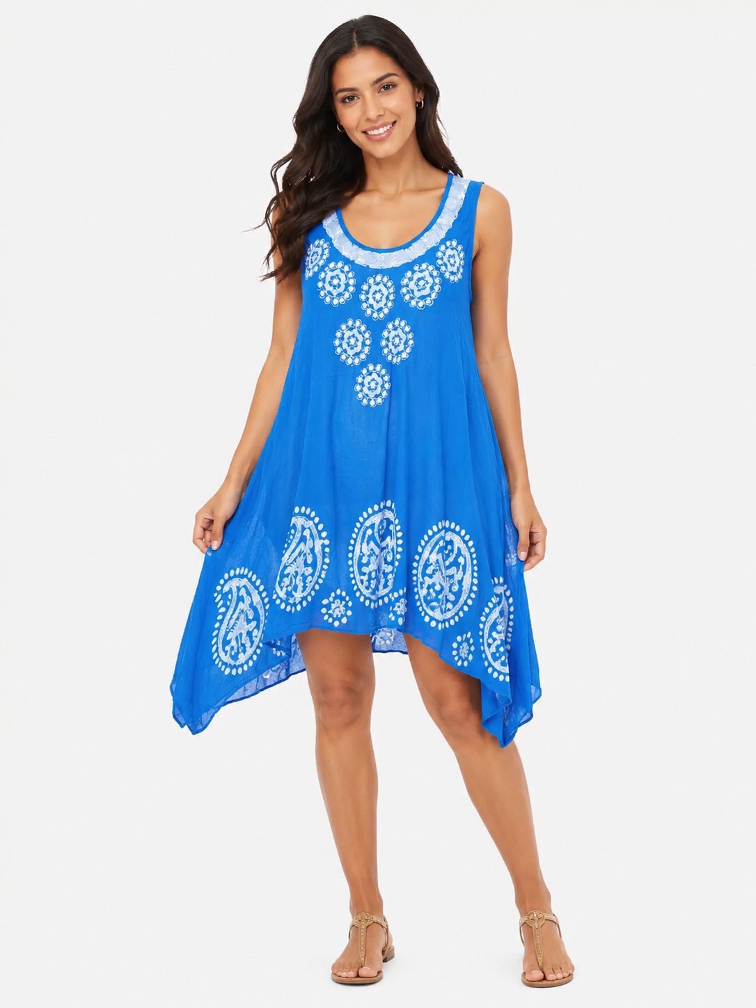 Tunic Short Blue-White - Etnia Negra