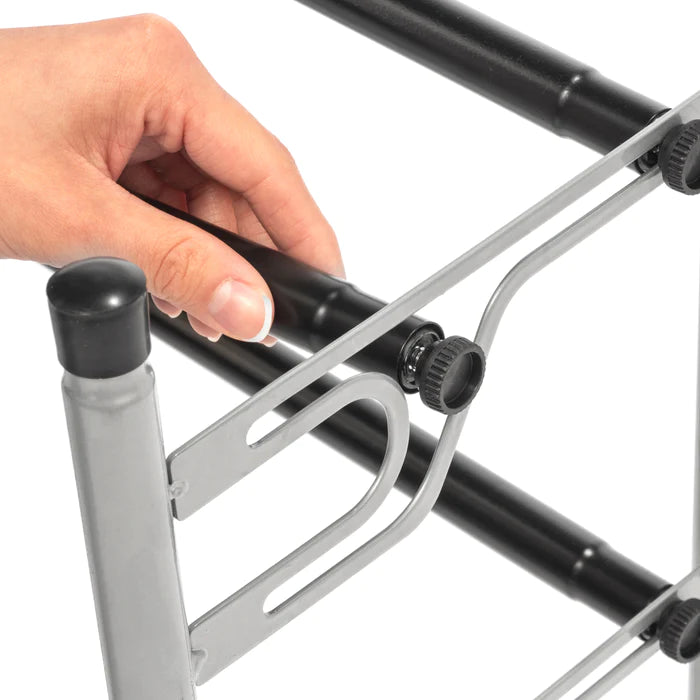 5 Tier Dual Position Slide & Adjust Shoe Rack L 22.08-43.7 X W 8.98 X H 31.10