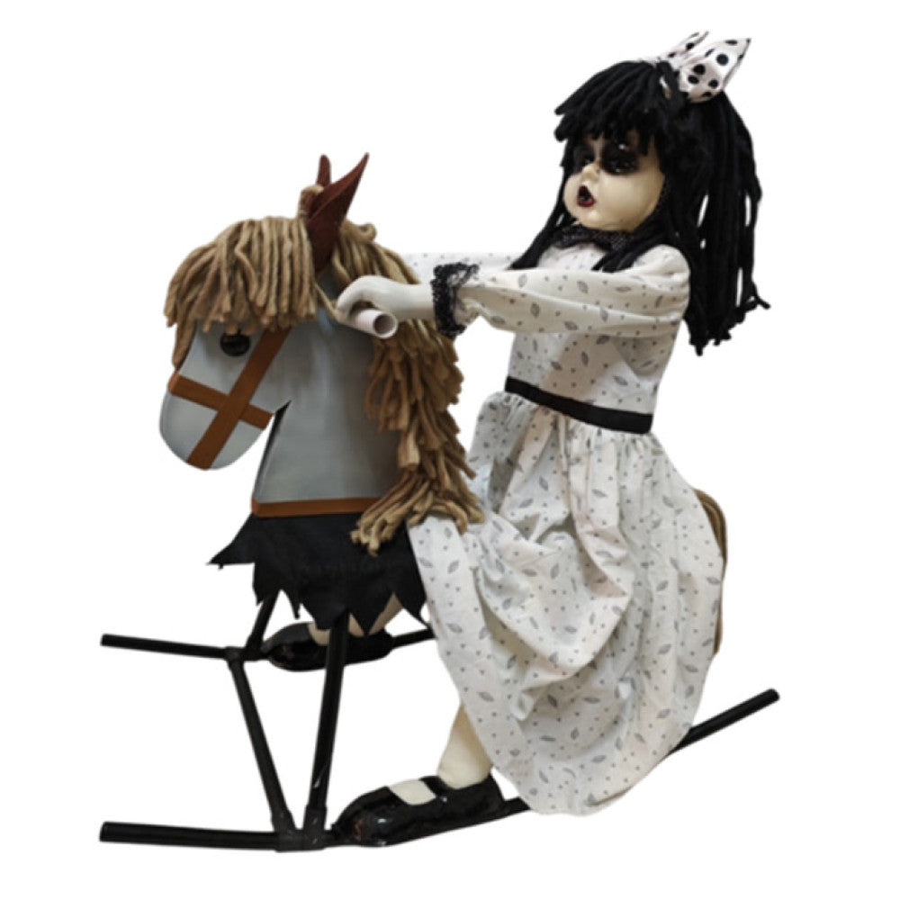 28'' Rocking Girl on Horse