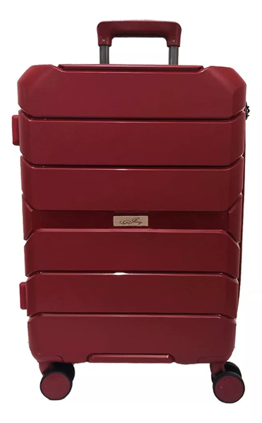 Maleta De Viaje Small 18" Wine Red