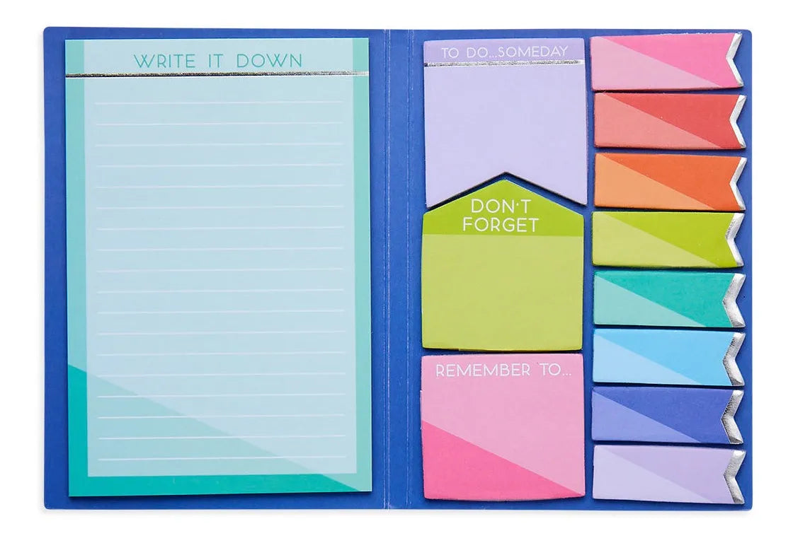 Side Notes: Sitcky Tab Note Set Color Write