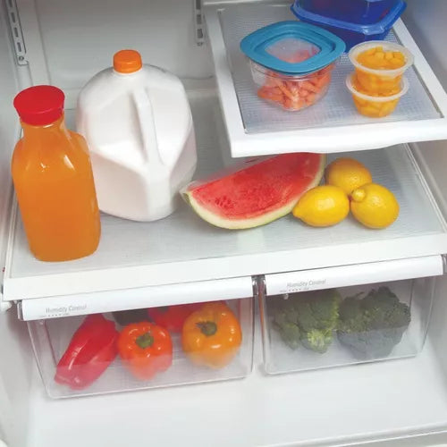 Refrigerator Liner Zip -N-Fit Ribbed Clear  16 in. x 18