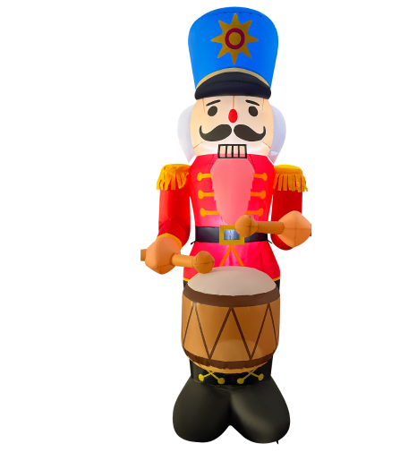 8FT Tall Inflatable Nutcracker