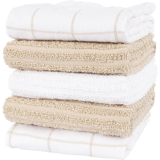 Set 5 Beechwood Reversible Terry-16x28 - Taupe