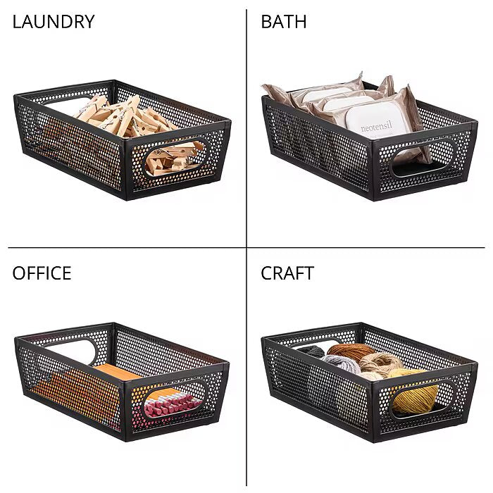 10x6x3  Bin Black