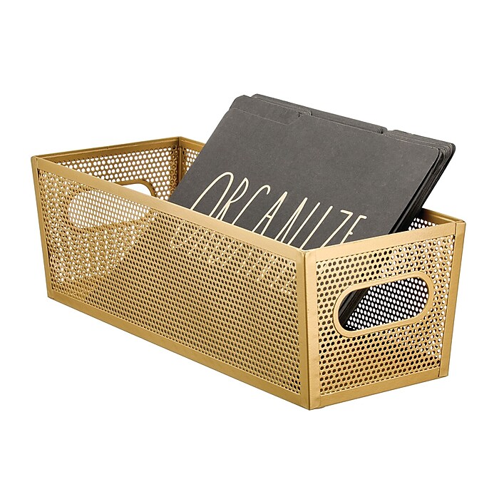 16 x 6 x 5  Bin  Brass
