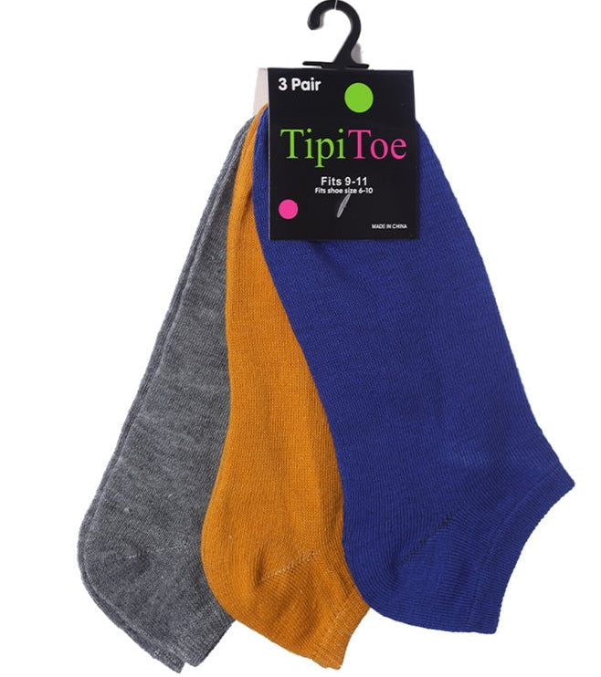 Forros para pies de hombre - Paquete de 3 pares