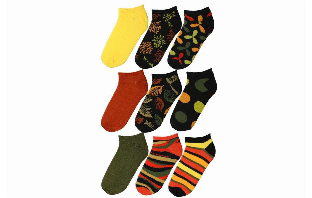 Women's 3 Pack Novelty Patterned Cute Ankle Socks