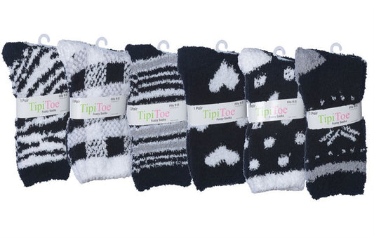 Women's Fuzzy Crew Socks