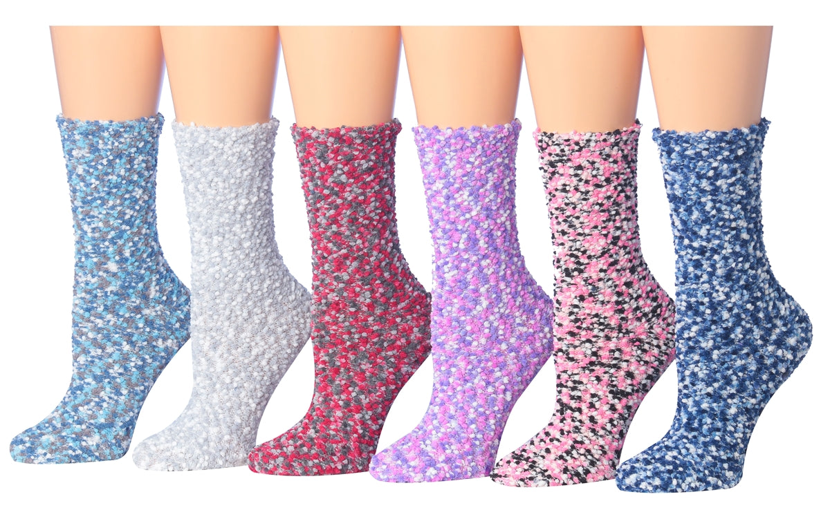 Women's Fuzzy Skid-Proof Crew Socks