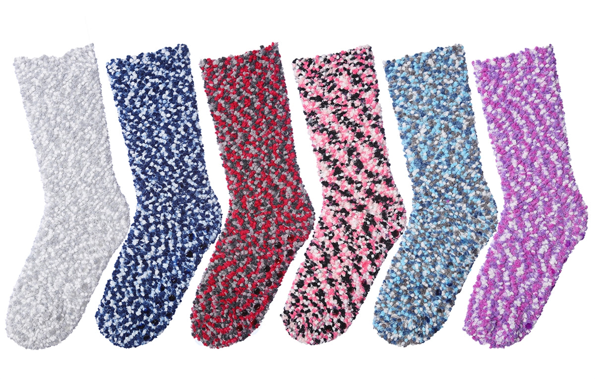 Women's Fuzzy Skid-Proof Crew Socks