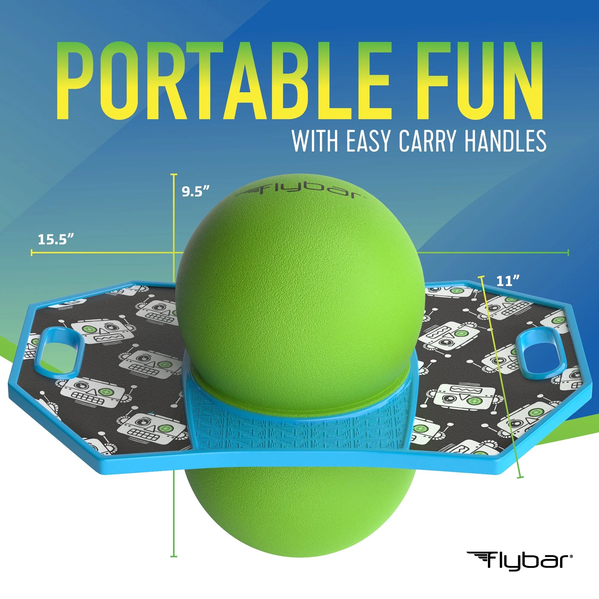 Flybar Masters of Bounce Trickboard Classic Robot