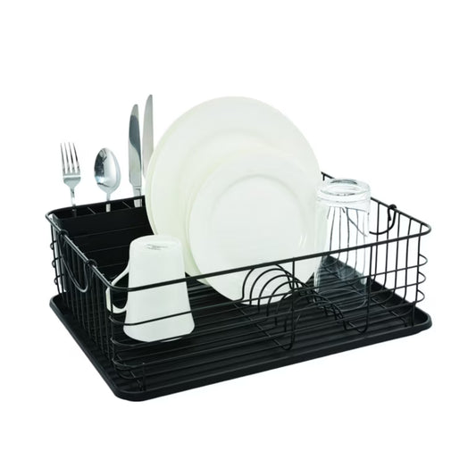 Sink Series Dish Rack With Metal Handles