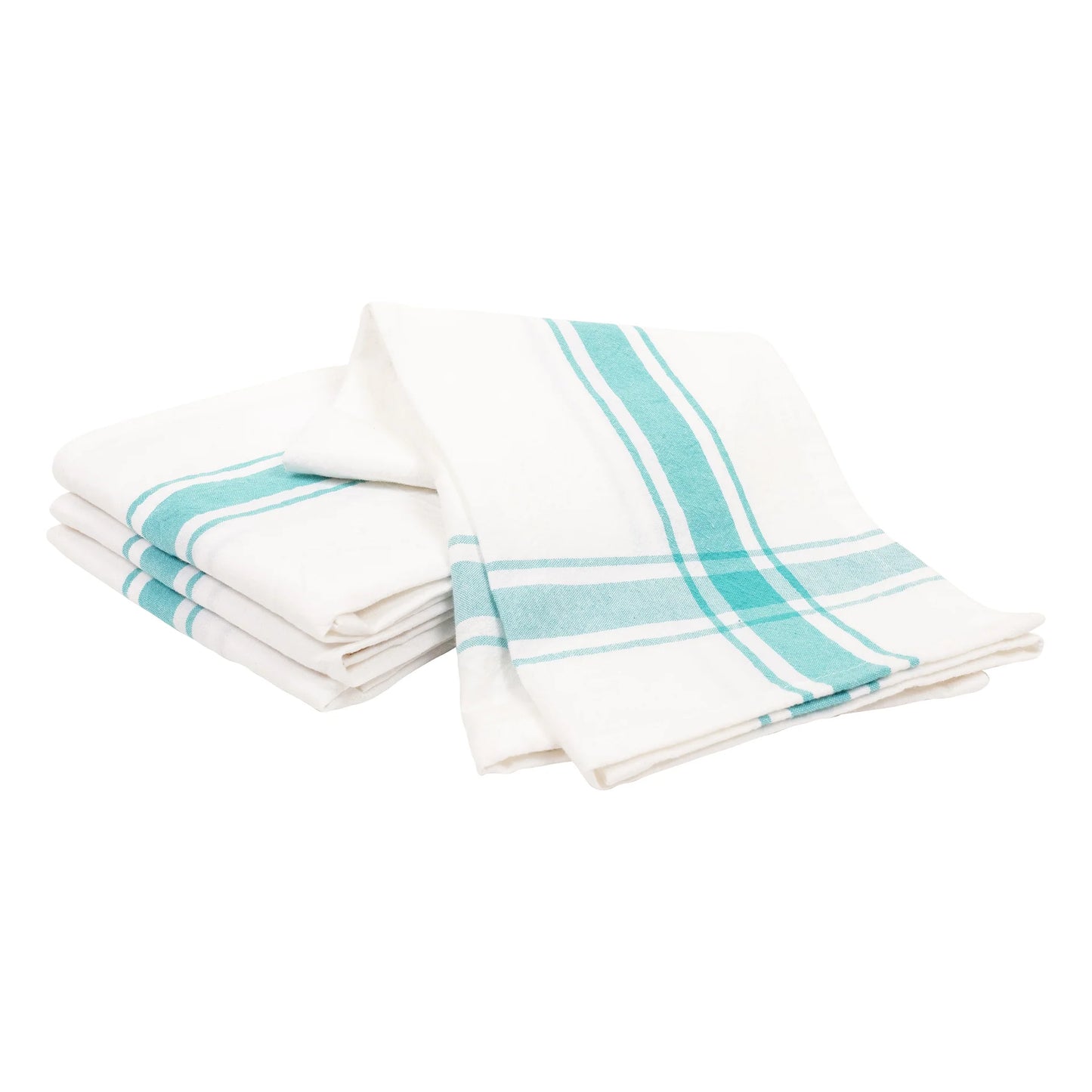 Juego de 2 agarraderas de chambray Strada - 20,32 cm x 20,32 cm - Azul