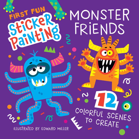 First Fun Sticker Painting: Monster Friends